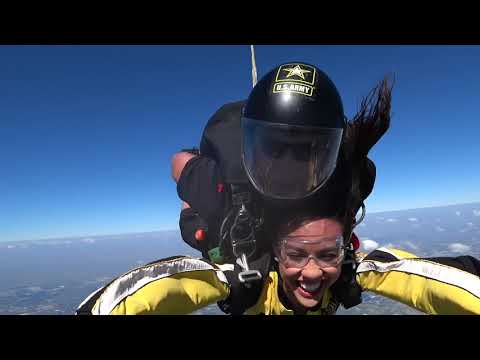 Miami Dolphins cheerleaders Tandem with the US Army Golden Knights