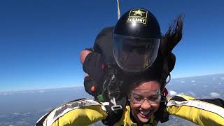 Miami Dolphins cheerleaders Tandem with the US Army Golden Knights