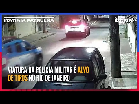 Viatura da polícia militar é alvo de tiros em São João de Meriti no rio de janeiro