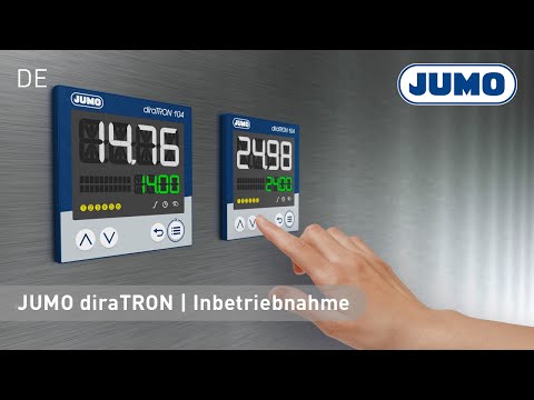 Inbetriebnahme von Regelkreisen mit dem JUMO diraTRON