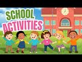 School Activities Learn English Vocabulary For Kids English Videos