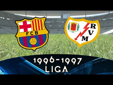 FC Barcelona vs. Rayo Vallecano Liga 1ª División 1996-1997 Partido Completo Jornada 21