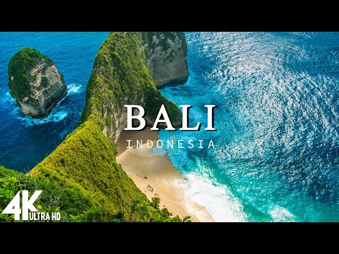 FLYING OVER BALI (4K UHD) - Relaxing Music Along With Beautiful Nature Videos(4K Video Ultra HD)