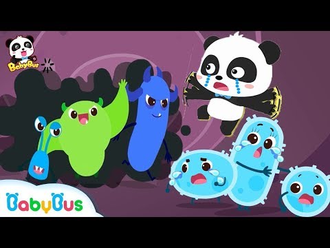 Big Germs are Making a Mess in Baby Panda's Body | Good Habits Song | Kids Safety Tips | BabyBus