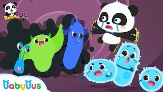 Big Germs are Making a Mess in Baby Panda&#39;s Body | Kids Good Habits | BabyBus Safety Tips | BabyBus