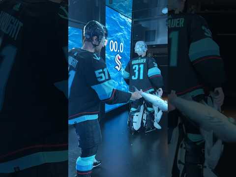 practice makes perfect 🐟 #SeattleKraken #hockey #NHL