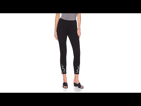 LYSSE Cooper Embroidered Denim  Missy