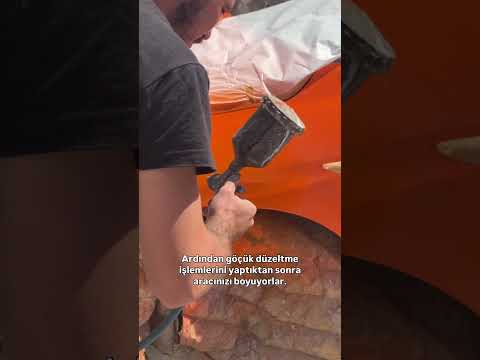 1 SAATTE KAPORTA DÜZELTTİRİP BOYA YAPTIRDIM