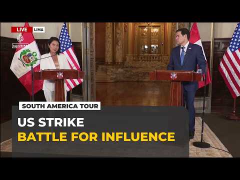 US strike on suspected drug vessel as Rubio targets China’s influence