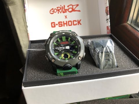 G-Shock GA2000GZ-3A Gorillaz Limited Edition Carbon Core Guard