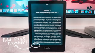 How To Display Page Numbers on the Kindle Paperwhite (Tips & Tricks #4)