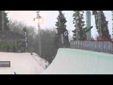 Freeski Superpipe Highlights - 2012 Gatorade Free Flow Tour Finals - Broby Leeds & More