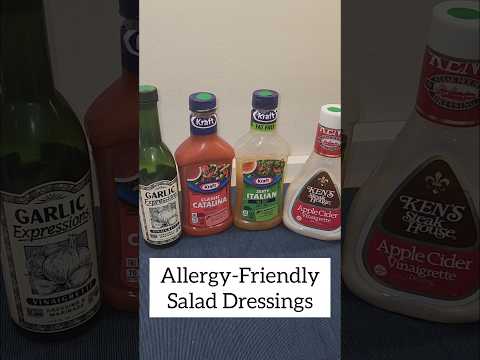 4 Allergy-Friendly Salad Dressings #dairyfree #salad #vegan