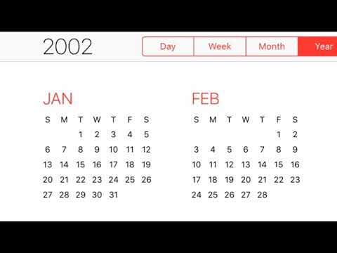 2002 Calendar