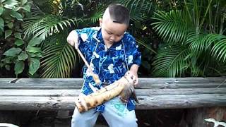 Healing Drum Teponazli Bamboo Slit drum 2 For sale by Mother earth art on ETSY