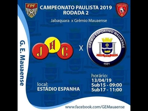 Mauaense x Jabaquara - Campeonato Paulista 2019 - Categoria Sub-15 13.04.19