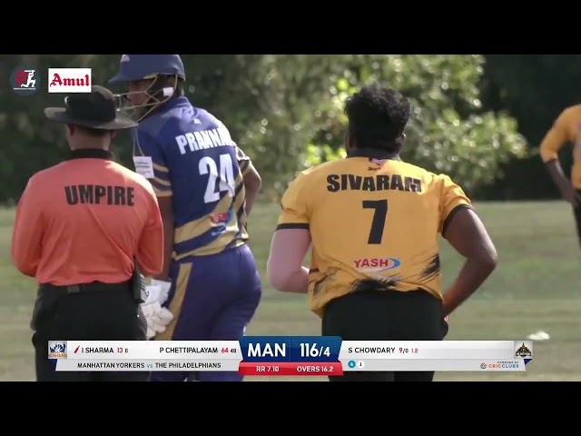 MiLC T20 Highlights: The Philadelphians vs Manhattan Yorkers