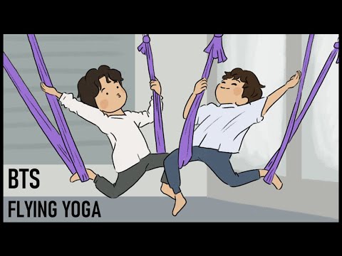 BTS Animation - Flying Yoga!