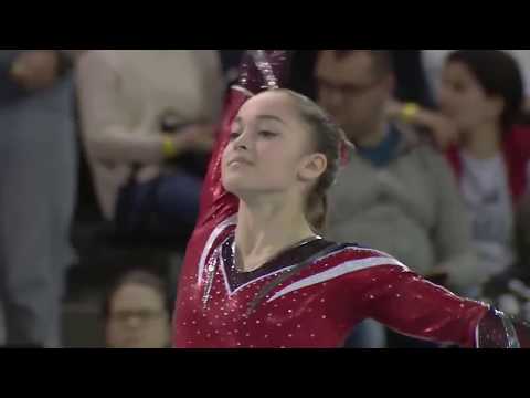Elena Eremina FX Qual 2017 European Gymnastics Championships