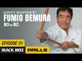 Fumio Demura Karate Weapons Bo Vs Bo Black Belt Drills