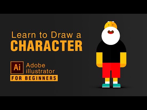 Flat Vector Character illustration Adobe illustrator Character Design process Hindi