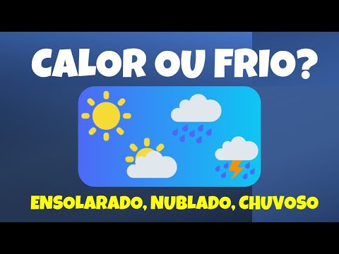 Calor ou frio? Ensolarado, nublado ou chuvoso? Aprenda mais sobre o clima! Vídeo educativo