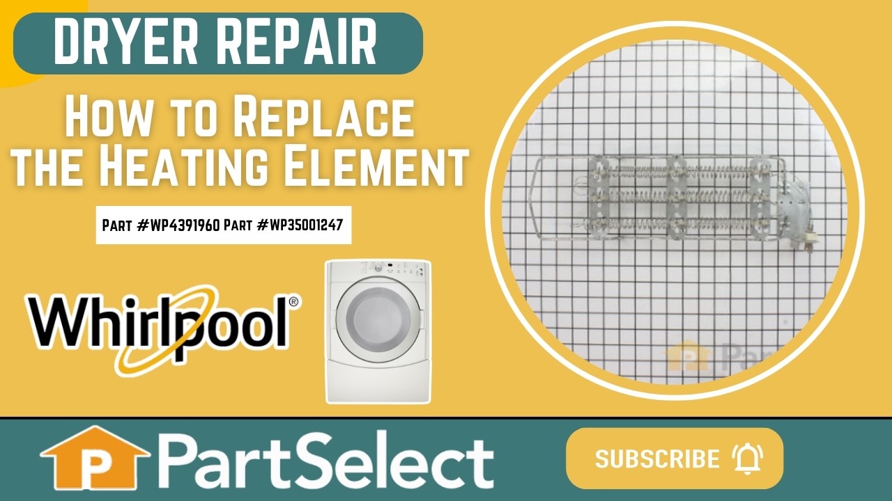 Replacing the Dryer Heating Element