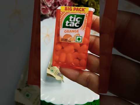tic tac orange 🍊🍊 and Snickers Chocolate 😋😋 mix  #youtubeshorts  #shorts