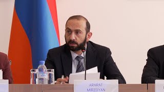 Remarks by Foreign Minister of Armenia Ararat Mirzoyan at the meeting with the Heads of diplomatic representations accredited in Armenia
