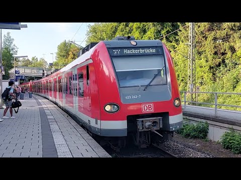 Mitfahrt in der S7 von Solln bis Heimeranplatz mit einer 423 742-6 von S-Bahn München @jimmyu8283