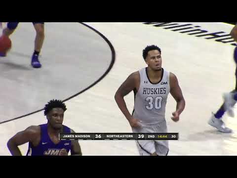 Men's #CAAHoops Highlights: Northeastern 76, James Madison 60