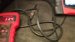 Bentley Continental GT - testing charge system at battery