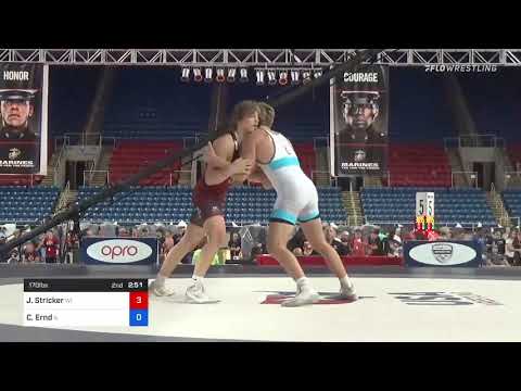170 Lbs Semifinal - Jared Stricker, Wisconsin Vs Caden Ernd, Illinois 1416