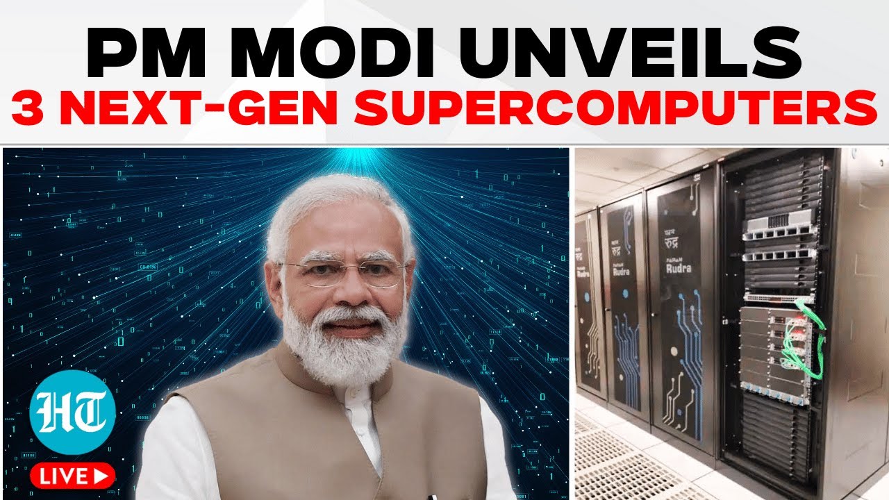 LIVE | PM Modi Launches PARAM Rudra Supercomputers & HPC System for India's Scientific Research | AI