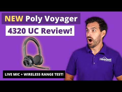 Poly Voyager 4320 UC In Depth Review + Mic and Wireless Range Test