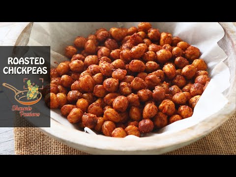 Roasted Chickpeas Recipe | Crispy Roasted Chickpeas