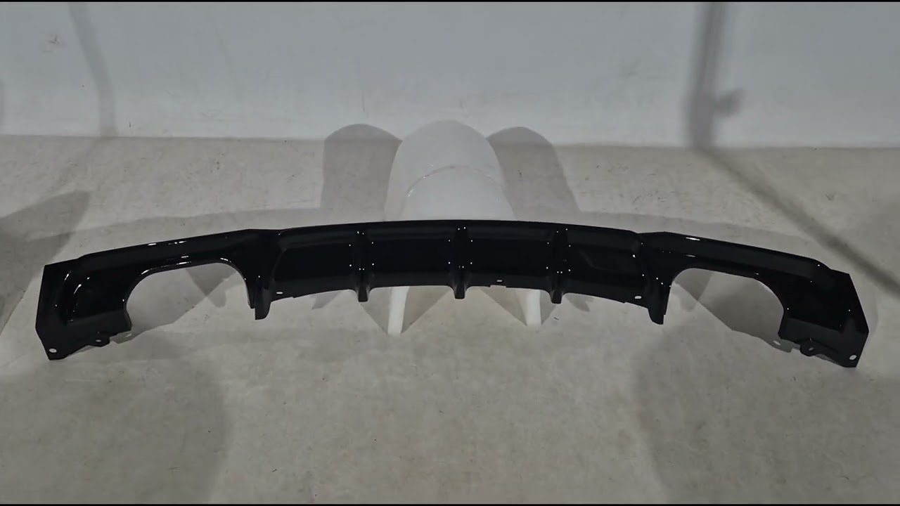 BMW 3 серия F30/F31 2012-2019 гг. Задний диффузор под двухсторонний двойной выхлоп (для M-Sport, ABS) Video 1