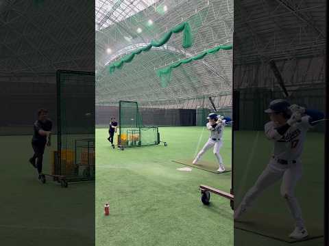 硬式で初めてのホームラン⁉︎ #ものまね #野球 #マチョ谷 #dodgers