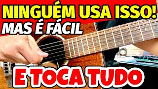 🎸O DEDILHADO FÁCIL que quase NINGUÉM conhece e TOCA QUALQUER MÚSICA no VIOLÃO (É LINDO!)