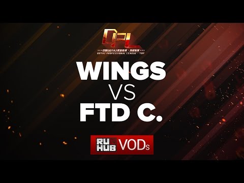 Wings vs FTD.C, DPL Season 2 - Div. A, game 1 [Adekvat, Inmate]