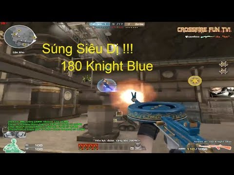 [CrossFire Fun TV] ▶ American -180 Knight Blue Vs Zombie Hoàng Lăng CF ✅