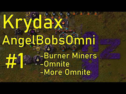 Factorio AngelBobsOmni #1 - Omnite, the Purpliest of Ores