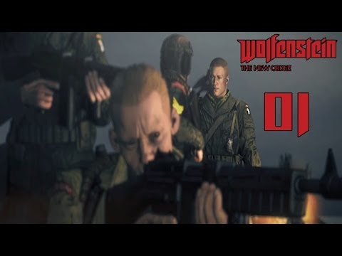 Wolfenstein: The New Order Gameplay Walkthrough w/ SSoHPKC Part 1 - General Death Shed