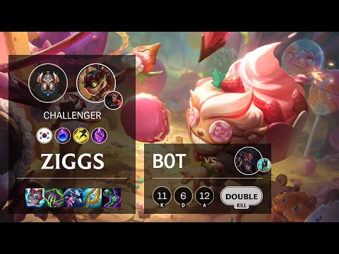 Ziggs Bot vs Lucian - KR Challenger Patch 11.20