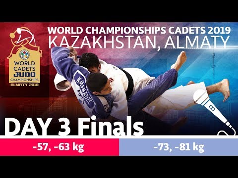 World Judo Championship Cadets 2019: Day 3 Finals