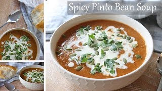 SPICY PINTO BEAN SOUP | Ramadan Recipe 23 | AZIZA MOHAMMAD #MYHEALTHYRAMADAN