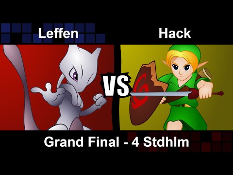 Leffen (Mewtwo) vs Hack (Y-Link) - Grand Final Low Tier 4 Stdhlm