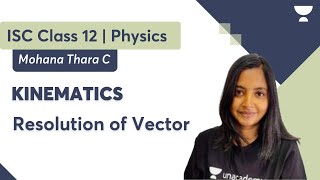 Kinematics | Resolution of Vector | Class 11 ISC Board | Mohana Thara C