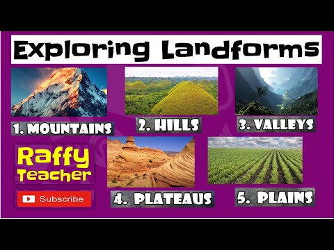 EXPLORING LANDFORMS