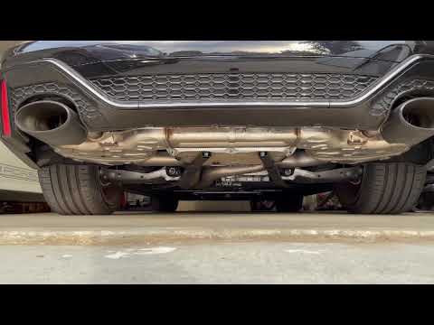 Audi C8 RS6 / RS7 Redstar Resonator Delete Before and After